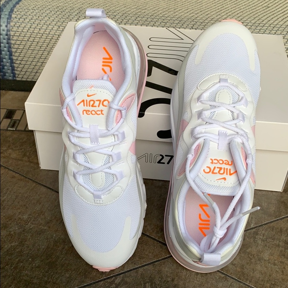 WMNS NIKE AIR MAX 270 REACT white/pink foam-total - Picture 7 of 16